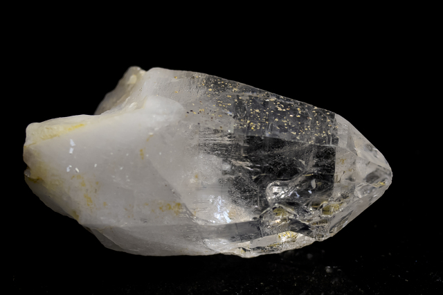 ヒマラヤ水晶　ラパ産水晶ポイント　ガネーシュヒマール レインボー水晶